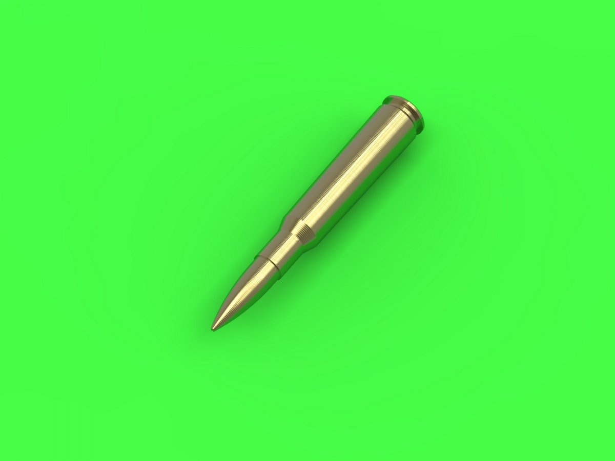 Master GM-35-021 Browning .50 caliber (12.7mm) - naboje (25 szt.) 1/35 – immagine 2