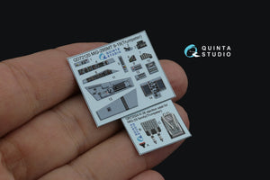 Quinta Studio QD72120 MiG-29SMT 9-19 3D-Printed coloured Interior on decal paper (Trumpeter) 1/72 – immagine 3
