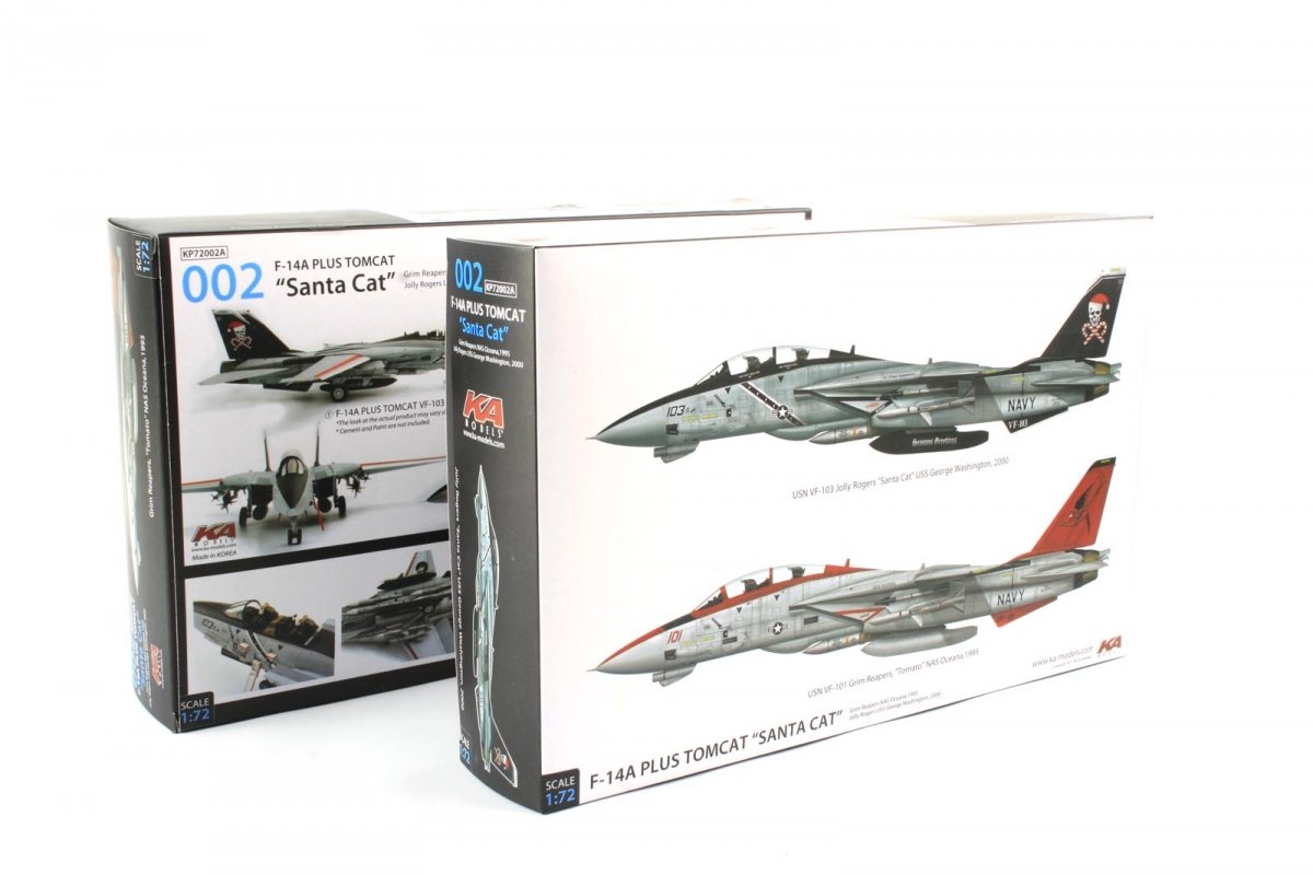 KA Models KP-72002A F-14A PLUS Tomcat &amp;quot;SantaCat&amp;quot; (ex Fujimi) 1/72 – Bild 2