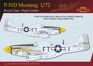 Eduard R0021 P-51D MUSTANG DUAL COMBO 1/72 – imagen 27