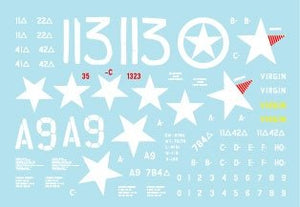 Star Decals 35-C1323 US Armor Mix # 6. M4A3 (75) W Sherman in Europe 1944-45 1/35 – imagen 2
