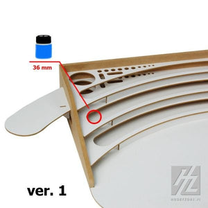 Table de peinture professionnelle Hobby Zone SDM3b (peintures de 36 mm) – image 2