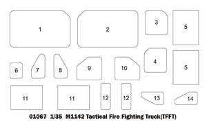 Trumpeter 01067 M1142 HEMTT TFFT (Tactical Fire Fighting Truck) 1/35 – Bild 4