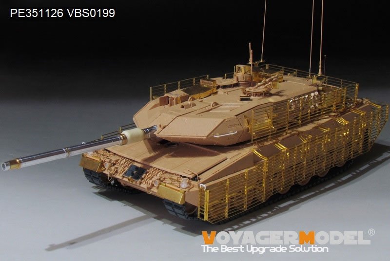 Maquette Voyager PE351126 Char de combat principal allemand Leopard 2A6 de base (pour RFM 5076) 1/35 – image 3