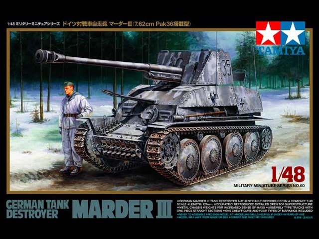 Tamiya 32560 Chasseur de chars allemand Marder III (1/48)