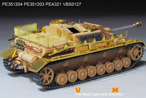 Voyager Model PE351203 WWII German StuG.IV Fenders (For RFM 5060) 1/35 – Bild 2