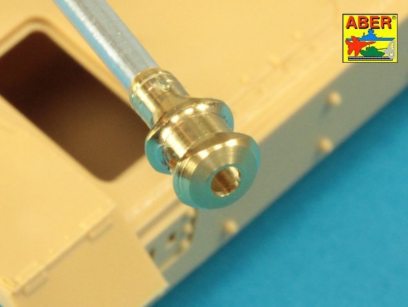 Aber 35L-046n German 75 mm Barrel for Kwk 40 L/48 with early model muzzle brake for Pz.Kpfw. IV Ausf.G late - Ausf.H 1/35 – Bild 8