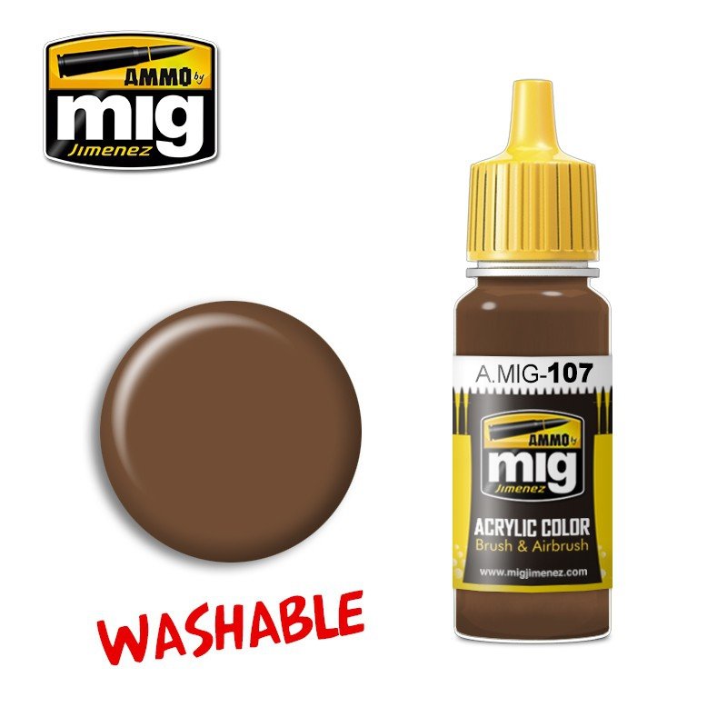 Munitions de Mig Jimenez 0107 Terre lavable