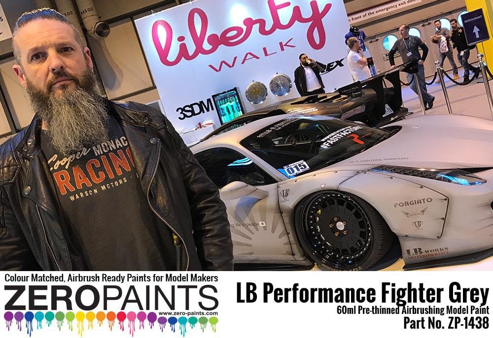 Zero Paints ZP-1438 - LB Performance Zero Fighter (Combat Style) Gray Paint (LB Works Ferrari 458, Lamborghini Aventador, Murciéelago) 60ml – image 6