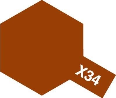 Tamiya X-34 Metallic Brown (81534) Acrylic paint 10ml – immagine 2