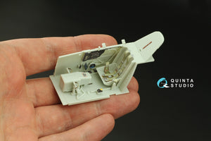 Quinta Studio QD32163 Bf 109G-2/4 3D-Printed &amp;amp; coloured Interior on decal paper (Revell) 1/32 – immagine 7