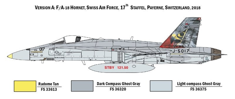 Italeri 1429 F/A-18 HORNET Swiss Air Force - Royal Australian Air Force 1/72 – zdjęcie 2