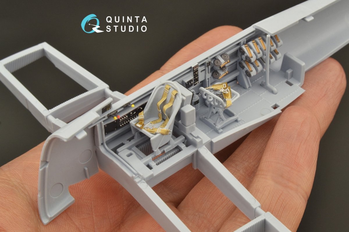 Quinta Studio QD48208 Ju 87B-1/B-2/R-2 3D-Printed &amp;amp; coloured Interior on decal paper ( Airfix ) 1/48 – immagine 5