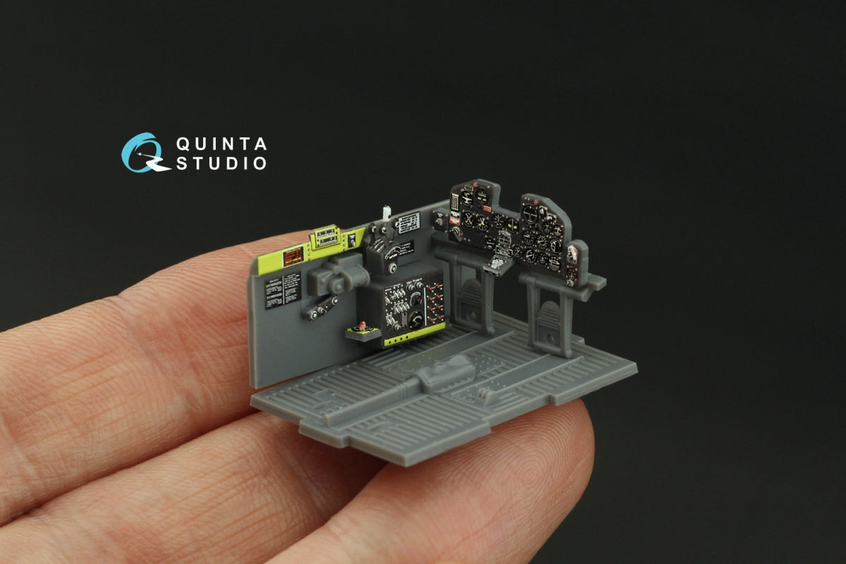 Quinta Studio QD48443 P-47B Thunderbolt 3D-Printed colored Interior on decal paper (Dora Wings) 1/48 – image 9
