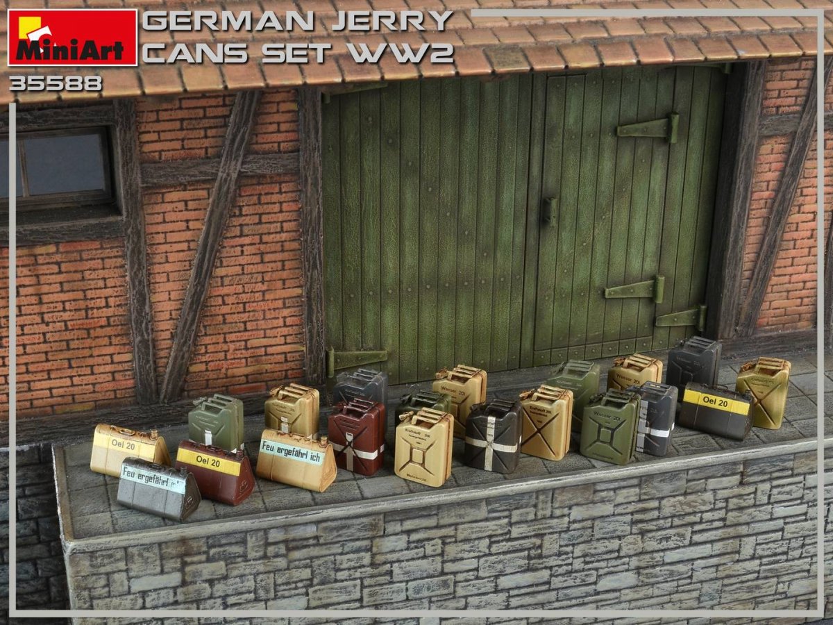 MiniArt 35588 German Jerry Can Set WWII 1/35 – immagine 9