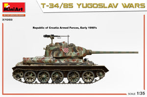 MiniArt 37093 T-34/85 YUGOSLAV WARS 1/35 – zdjęcie 5
