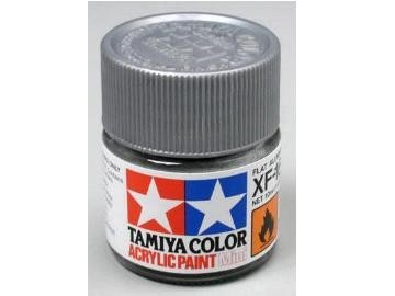 Tamiya XF16 Flat Aluminum (81716) Acrylic paint 10ml – immagine 2