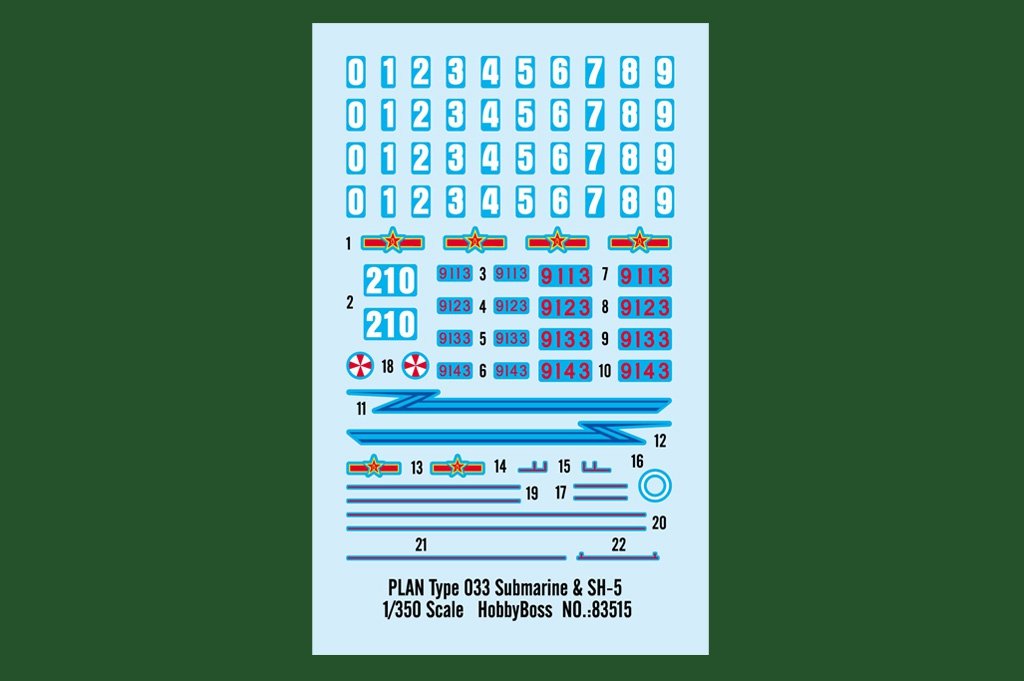 Hobby Boss 83515 PLA Navy Type 033 Classe Romeo (1/350) – image 3