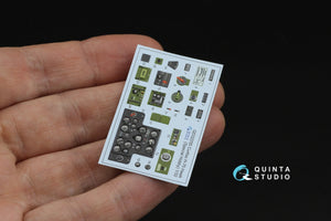 Quinta Studio QD32255 Curtiss H-75 Hawk 3D-Printed &amp;amp; coloured Interior on decal paper (Special Hobby) 1/32 – imagen 4