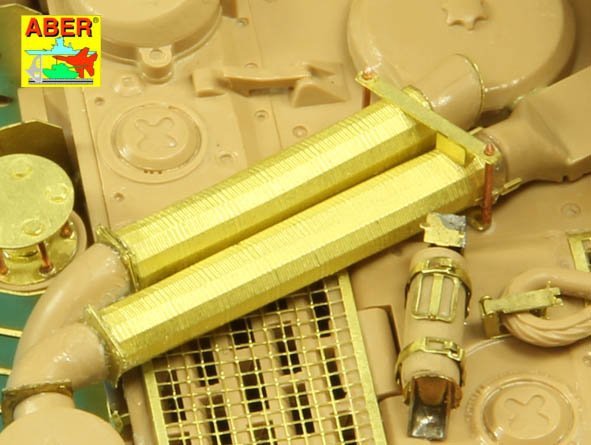 Aber 35A127 Feifel air cleaners tubes for early Tiger I, Ausf.E (Sd.Kfz.181) 1/35 – Bild 10