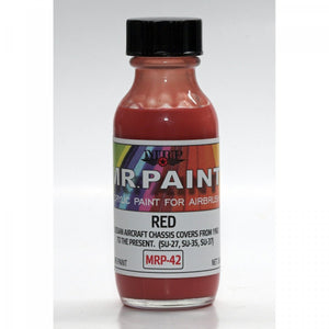 MR. Paint MRP-042 Red Chassis Covers SU-27, SU-35, SU-37 30ml – image 2