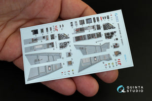 Quinta Studio QD32011 Mirage 2000B 3D-Printed &amp;amp; coloured Interior on decal paper (for Kitty Hawk kit) 1/32 – Bild 3