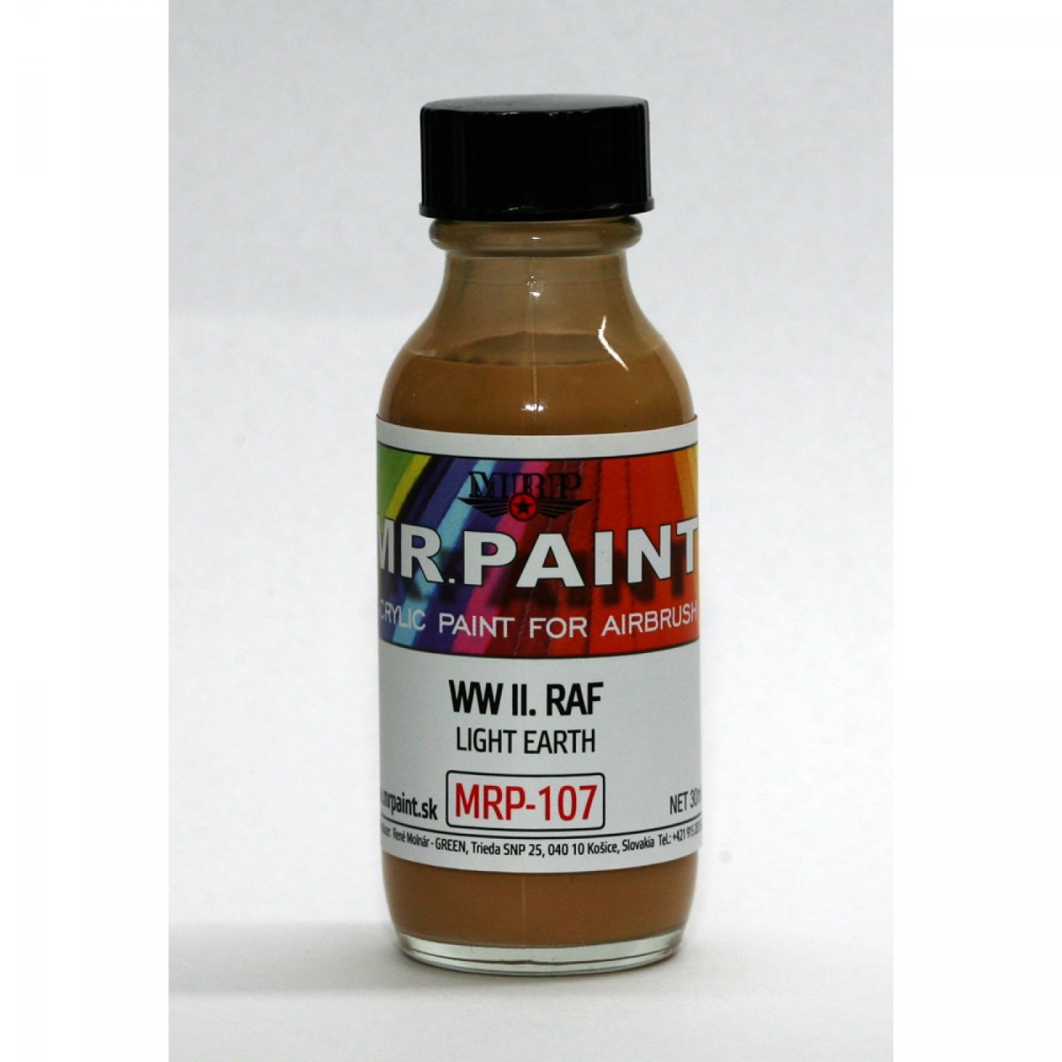 Peinture MR. Paint MRP-107 TERRE CLAIRE Seconde Guerre mondiale RAF 30 ml – image 2