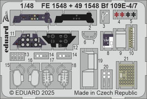 Eduard FE1548 Bf 109E-4/7 TAMIYA 1/48
