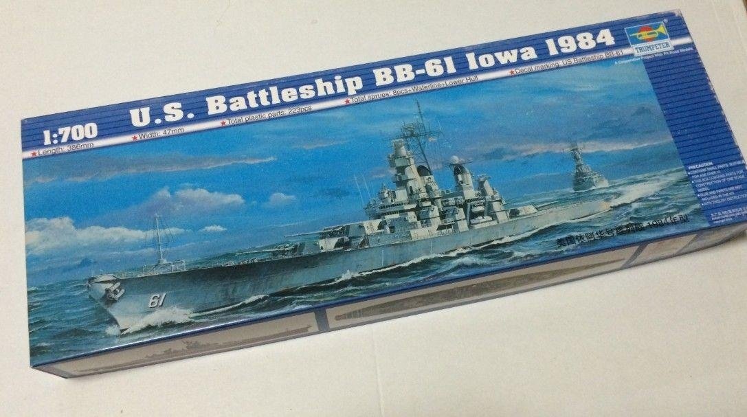 Trumpeter 05701 US Battleship BB-61 Iowa 1984 Modern 1/700 – immagine 2