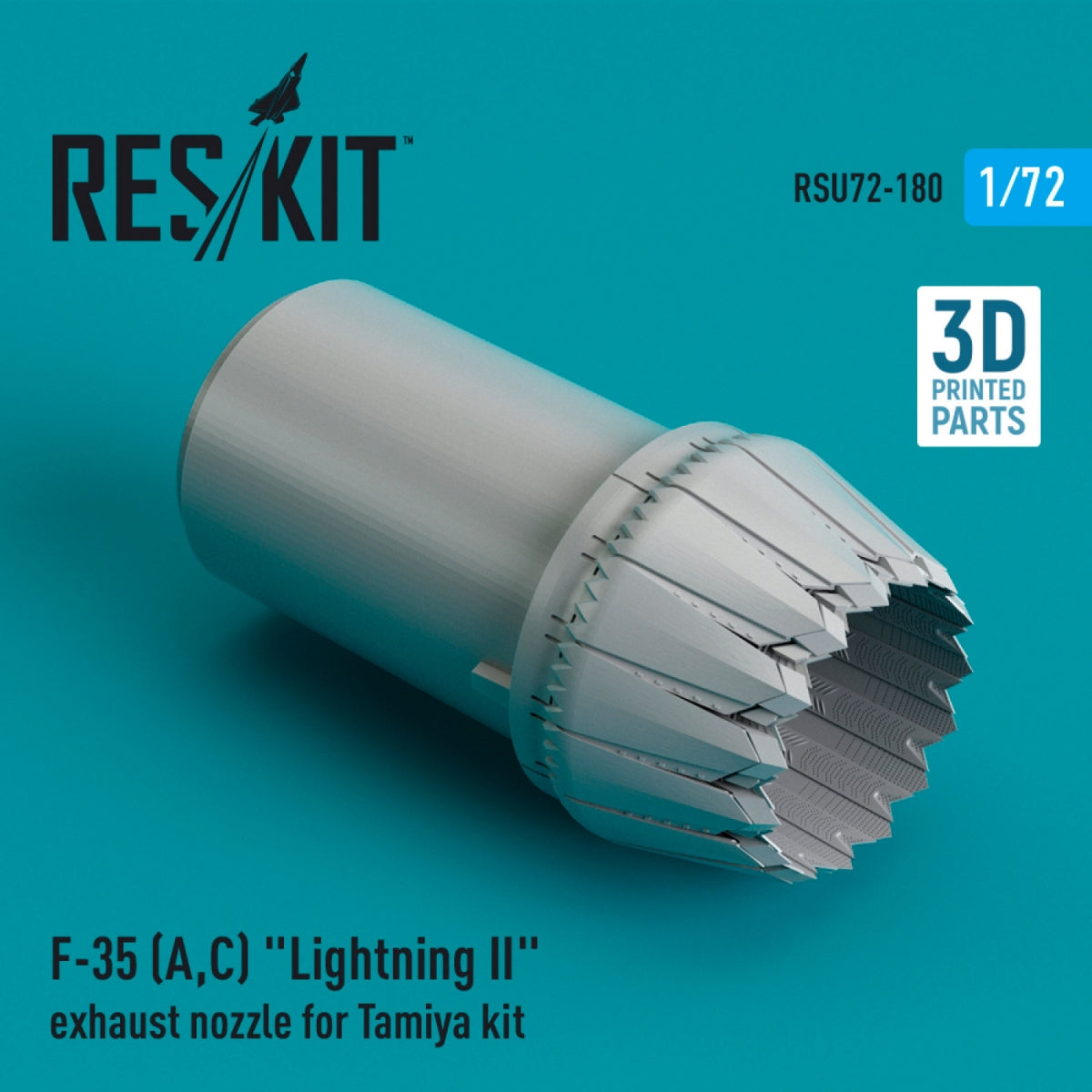 RESKIT RSU72-0180 F-35 (A,C) "LIGHTNING II" EXHAUST NOZZLE FOR TAMIYA KIT (3D PRINTED) 1/72