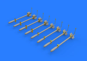 Eduard 648393 Projectiles de roquette britanniques RP-3 60lb F. 1/48