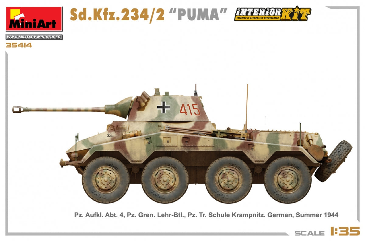 MiniArt 35419 SD.KFZ.234/2 PUMA 1/35 – zdjęcie 7