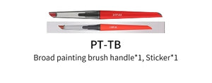Manche de pinceau large interchangeable DSPIAE PT-TB Phoenix Plume / Manche de pinceau large interchangeable Phoenix Plume – image 2