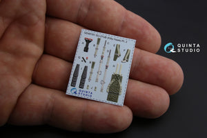 Quinta Studio QD48170 Su-27 3D-Printed coloured Interior on decal paper (for KittyHawk kit) 1/48 – zdjęcie 4