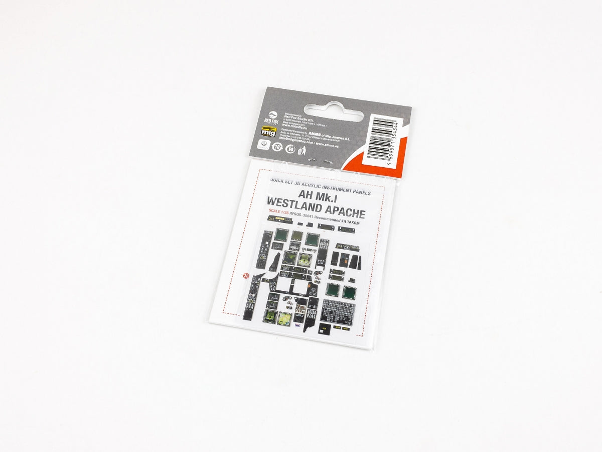 Red Fox Studio QS-35041 AH MK.1 Westland Apache Takom 1/35 – imagen 2