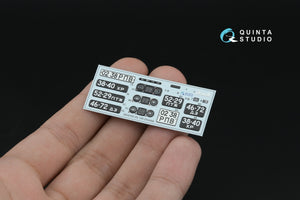 Quinta Studio QD35163 ZiL-130 3D-Printed &amp;amp; colored Interior on decal paper (Zvezda) 1/35 – image 4