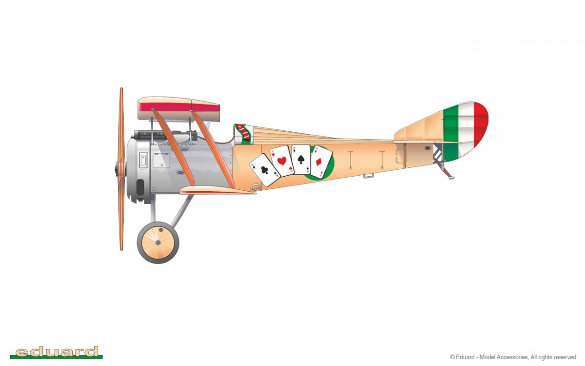 Eduard 11139 IL Magnifico Hanriot HD.I in Italian Service Limited Edition 1/48 – imagen 6