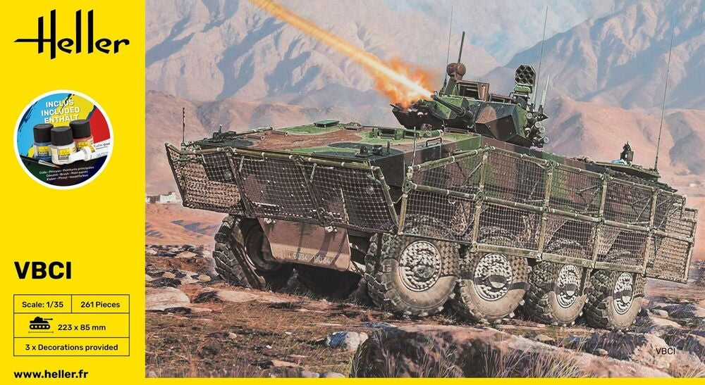 Heller 57147 VBCI - Starter Kit 1/35 – zdjęcie 3