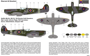 Kovozavody Prostejov CLK0006 Spitfire IXc Johnny Plagis 1/72 – immagine 2