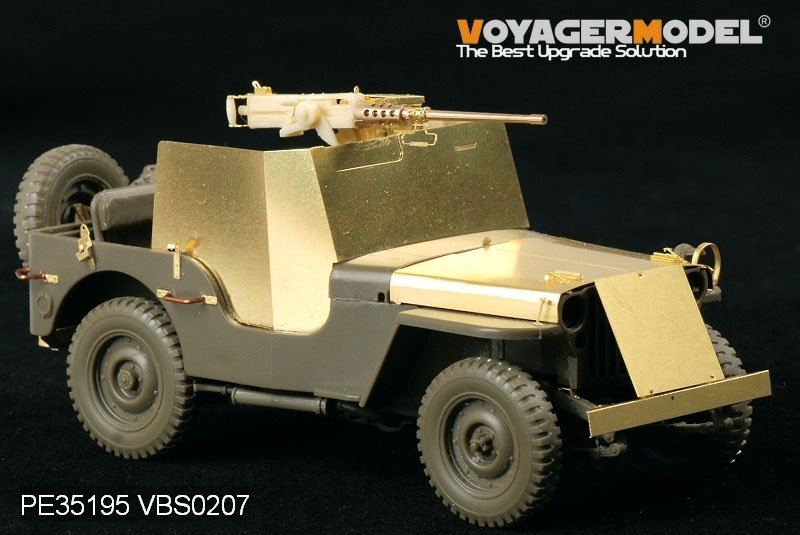 Voyager Model PE35195 WWII U.S. Jeep Willys MB w/Add Amour for TAMIYA 35219 1/35 – imagen 5