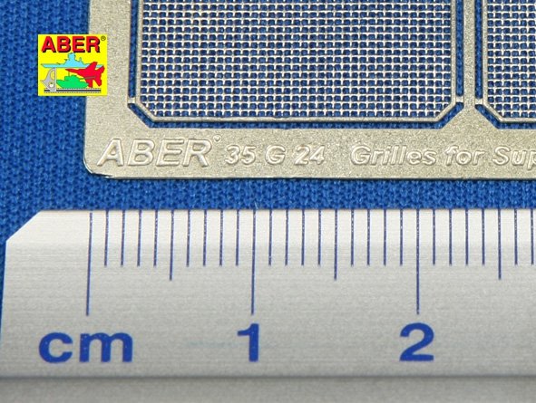 Aber 35G24 Grilles for german super heavy tank E-100 1/35 – imagen 3
