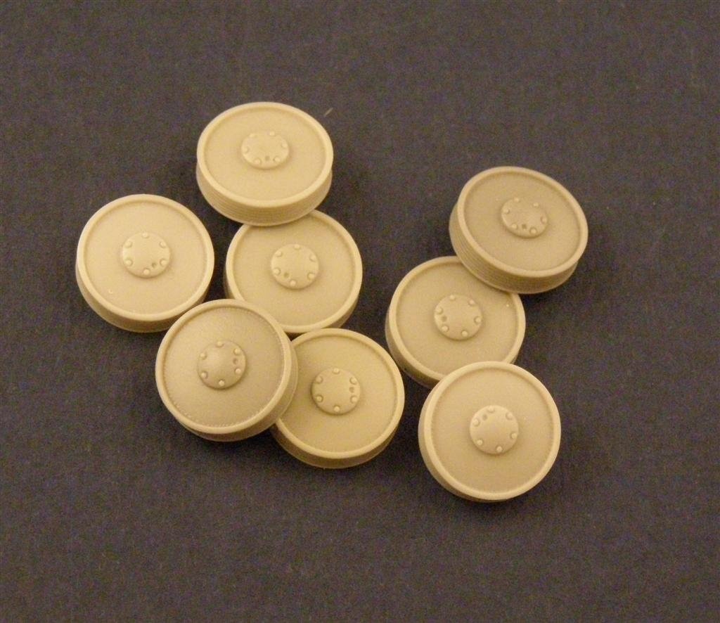 Panzer Art RE35-050 Roues à effet de burn pour Panzer II/Marder II 1/35
