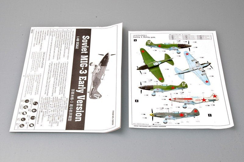 Trumpeter 02830 Soviet MiG-3 Early Version 1/48 – immagine 2