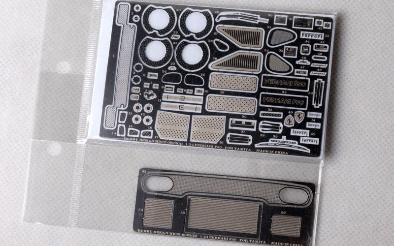 Pièces photo-découpées Hobby Design HD02-0063 Ferrari F50 pour Tamiya 1/24 
