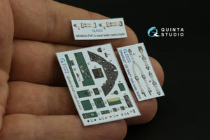 Quinta Studio QD48319 F4F-3 late 3D-Printed &amp;amp; coloured Interior on decal paper (Eduard) 1/48 – Bild 5
