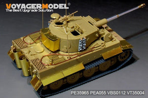 Maquette Voyager PE35965 Char Tiger I allemand de la Seconde Guerre mondiale, production tardive, pour RFM 5015, échelle 1/35  – image 7