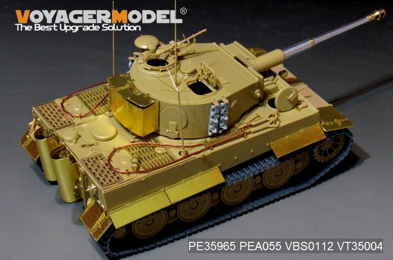 Maquette Voyager PE35965 Char Tiger I allemand de la Seconde Guerre mondiale, production tardive, pour RFM 5015, échelle 1/35  – image 7