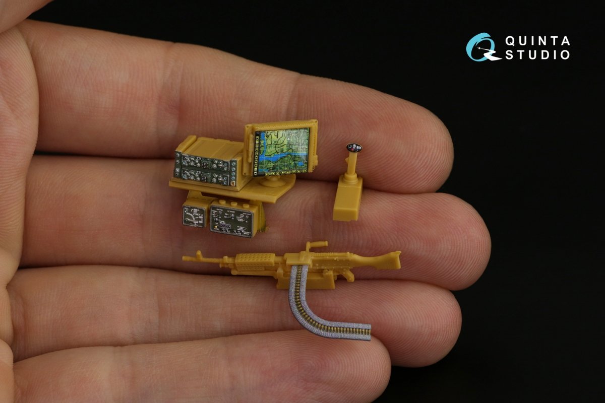 Quinta Studio QD35043 HUMVEE Family 3D-Printed &amp;amp; coloured Interior on decal paper ( Bronco ) 1/35 – Bild 3