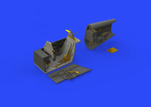 Eduard 648472 Bf 109E cockpit &amp;amp; radio compartment 1/48 EDUARD – immagine 3