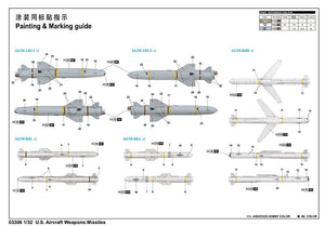 Trumpeter 03306 US Aircraft Weapons: Missiles 1/32 – imagen 3